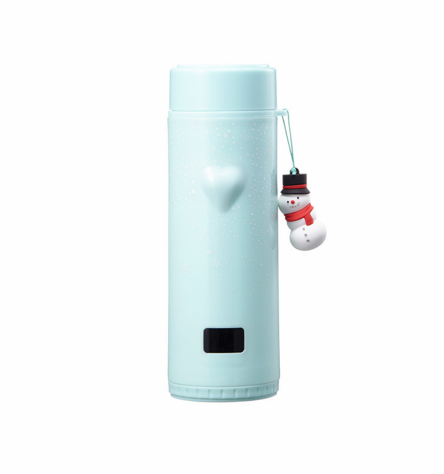 Snowman Thermometer Mint Tumbler