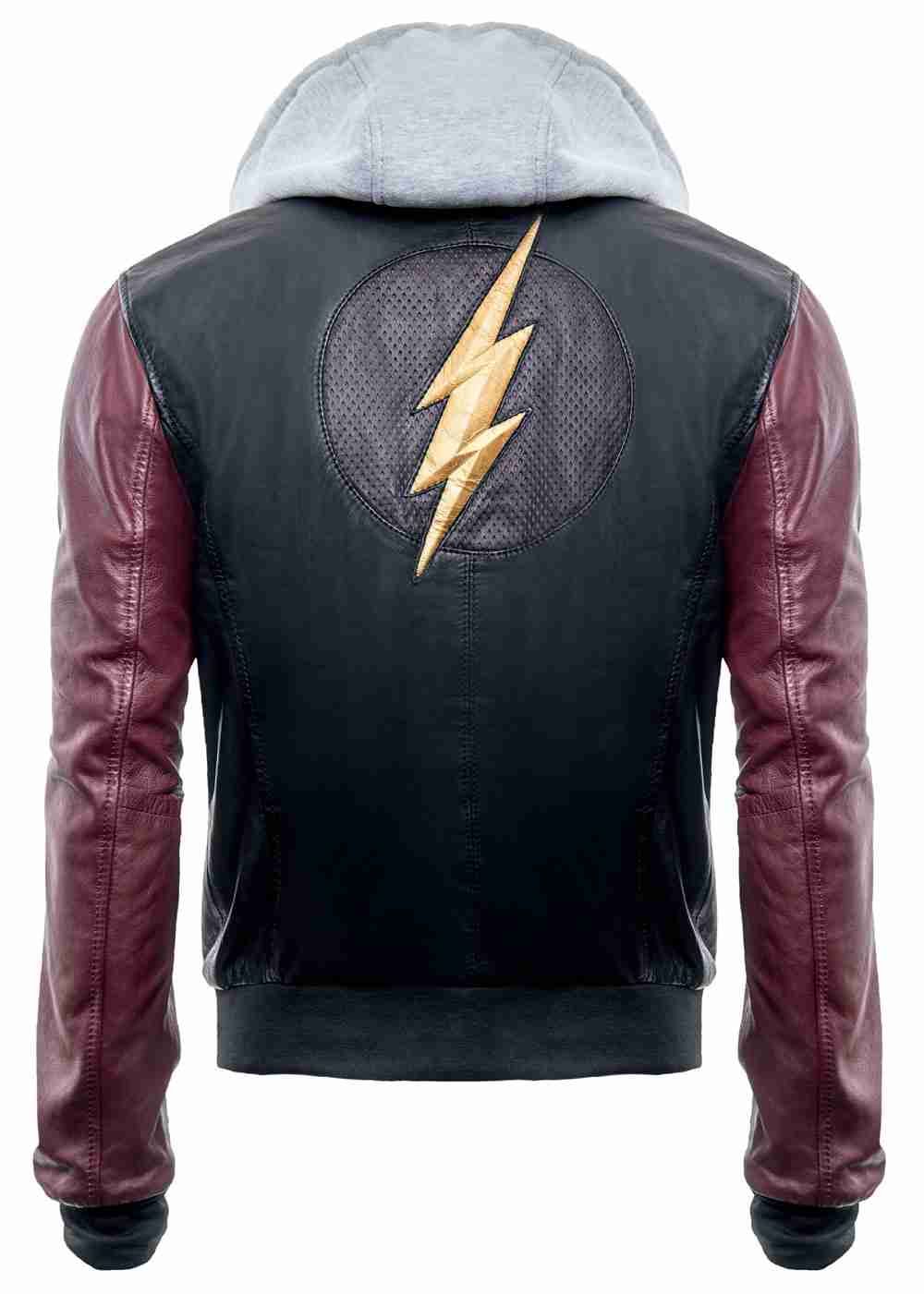 Justice League Flash Forward Flash Leather Jacket
