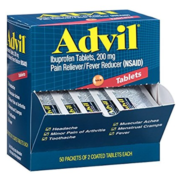 Pain Reliever (50 Packets of 2 Capsules)