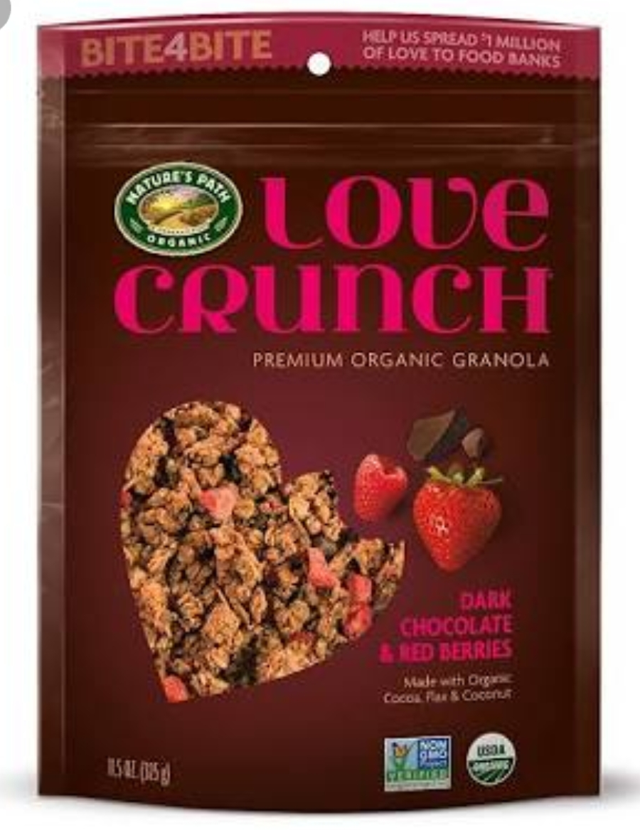 Love crunch dark chocolate cereal
