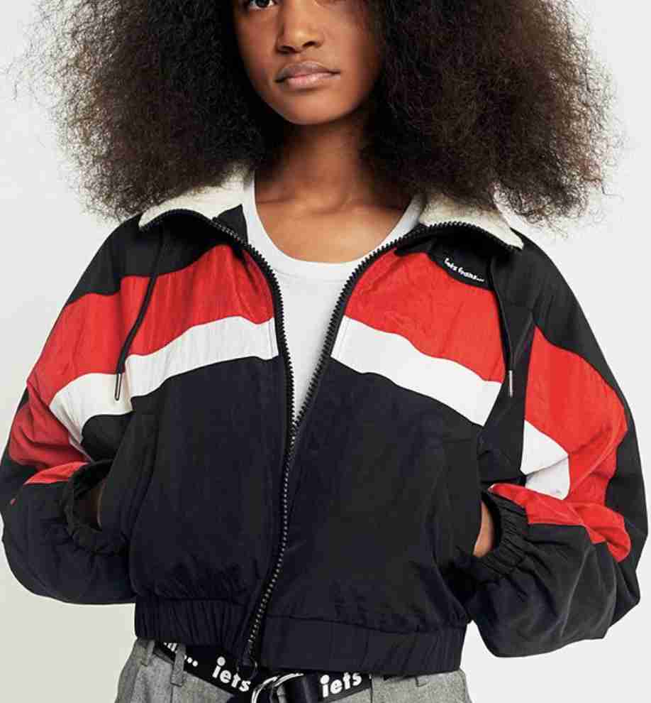 iets frans 80s Batwing Shell Jacket