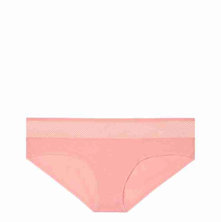 Fishnet-waist Hiphugger Panty