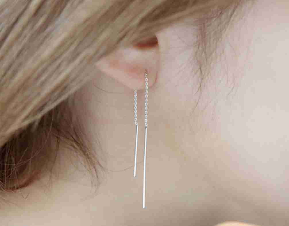 Cross and Bar earrings