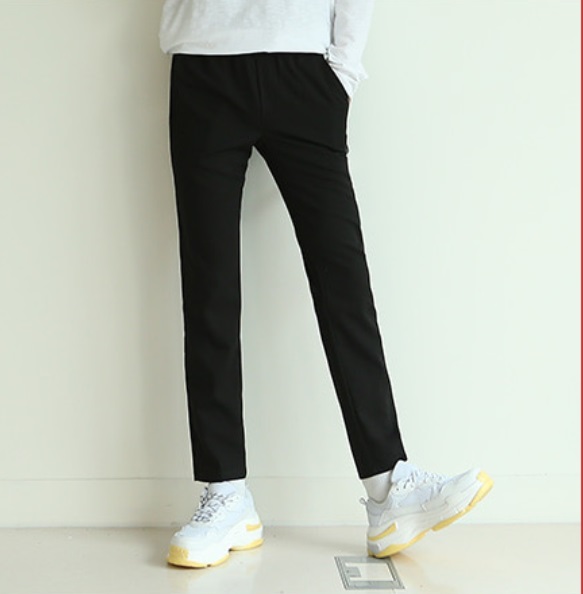 black pants