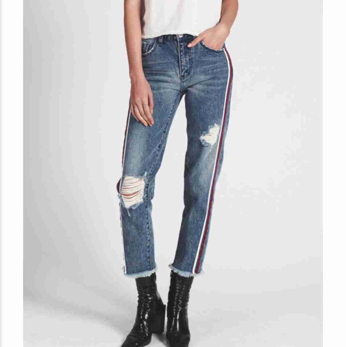 Blue Society Awesome Baggies High Waist Straight Leg Jean