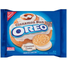 Oreo Cookies, Cinnamon Bun, 12.2 Oz