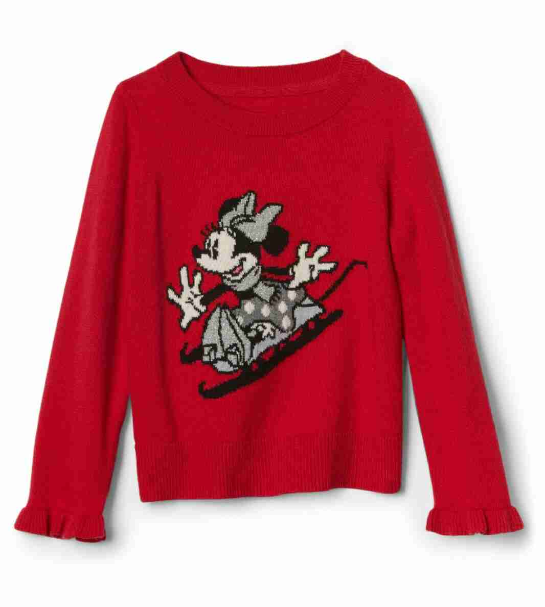 Disney Baby Minnie Mouse ruffle sweater