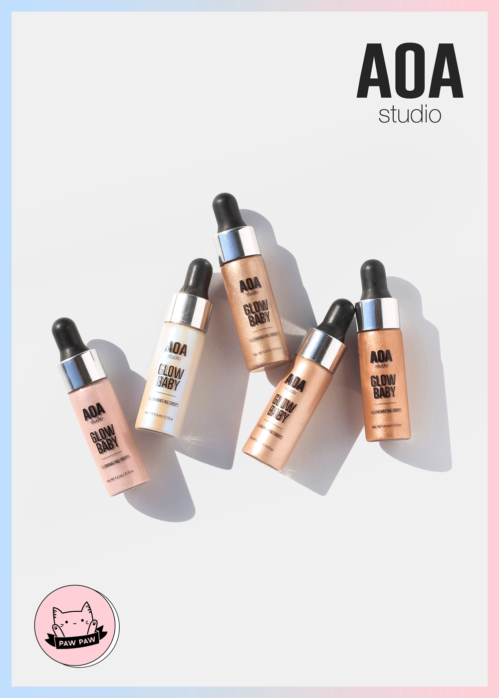 Paw Paw Charity AOA Baby Glow Liquid Highlighters