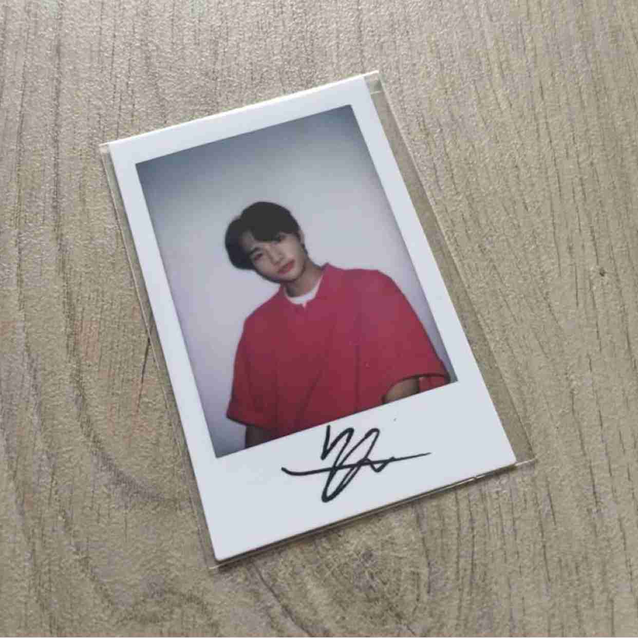 Hyunjin printed card 2