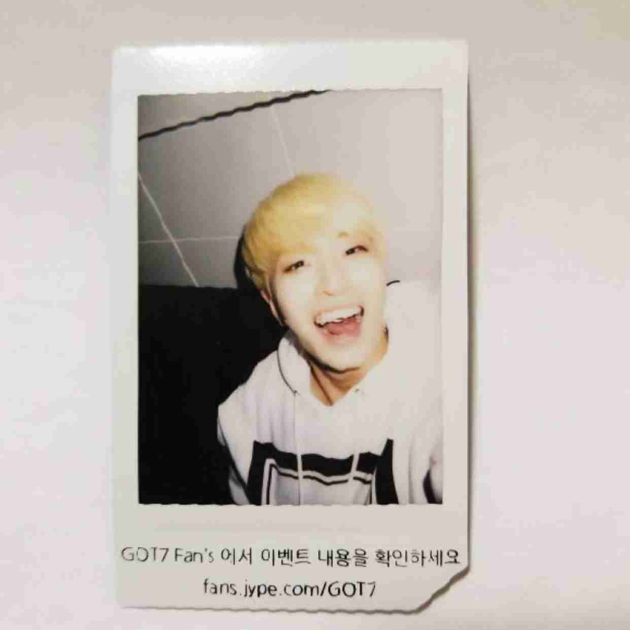 Youngjae polaroid