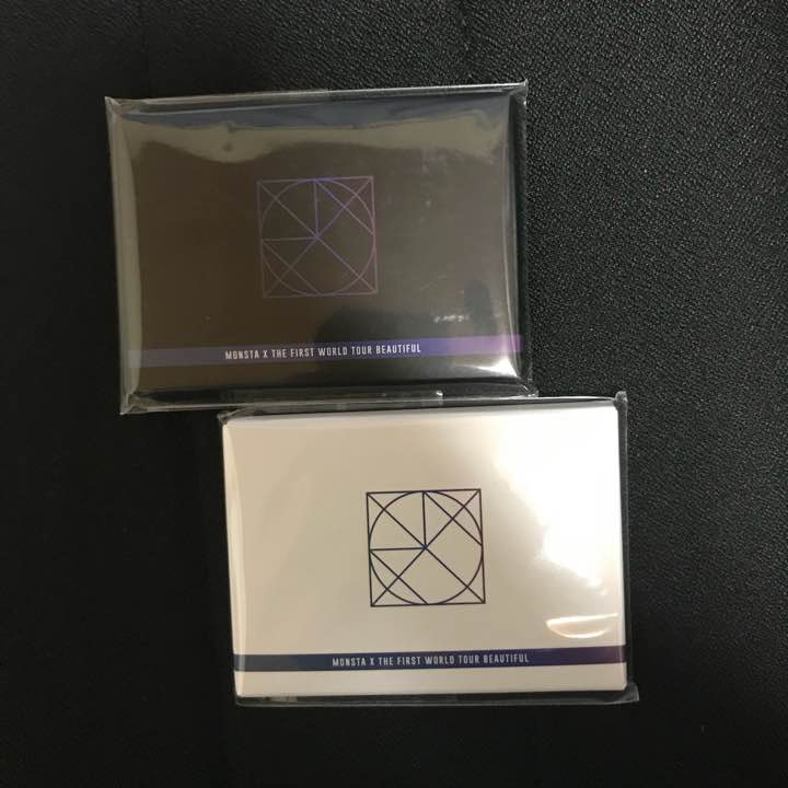 monsta x beautiful AB photocard sets