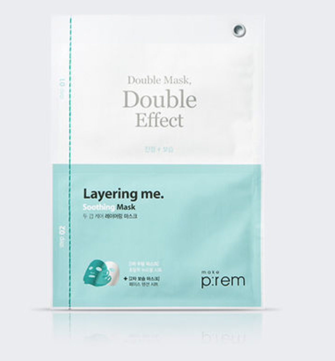 Layering me. Soothing mask.
