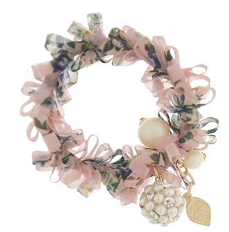 Pink bunch Tassel St. flower Hair chou chou