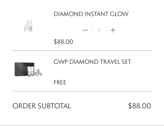GWP Diamond Travel Set