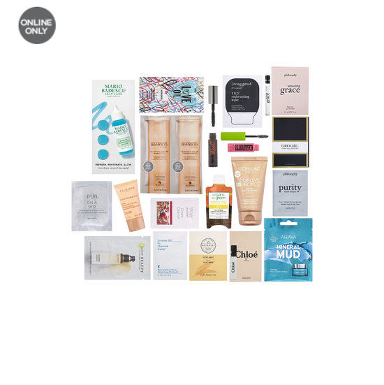 FREE 19 Pc Beauty Bag with any 25 online purchase