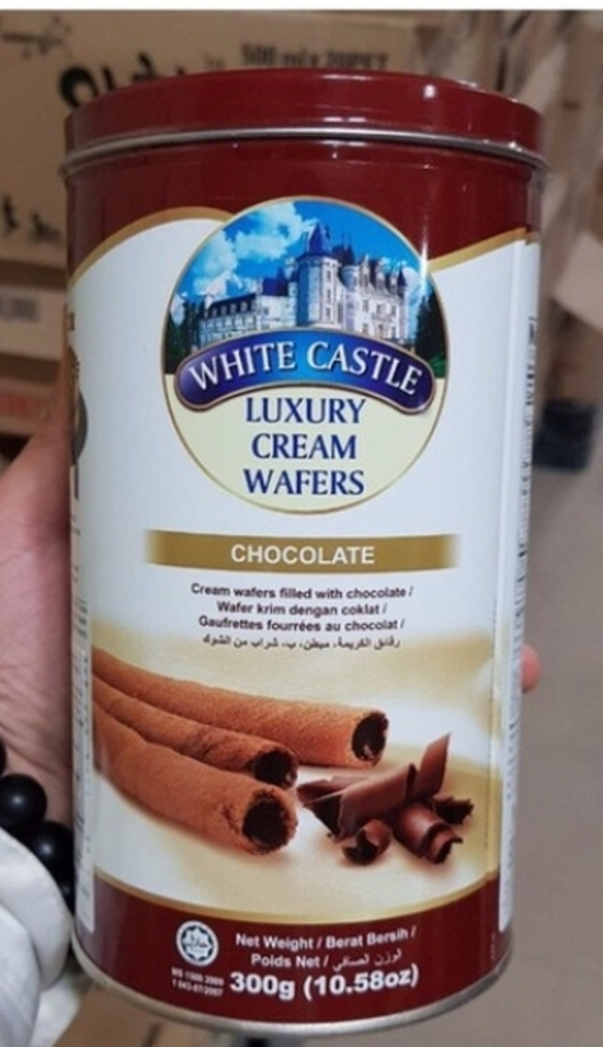 Luxury Cream Wafers (Chocolate flavour)