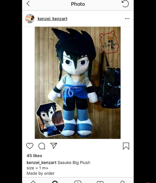 Sasuke boneka (custom made)