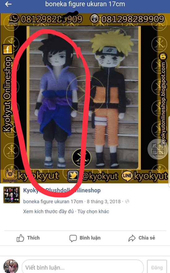 Sasuke boneka
