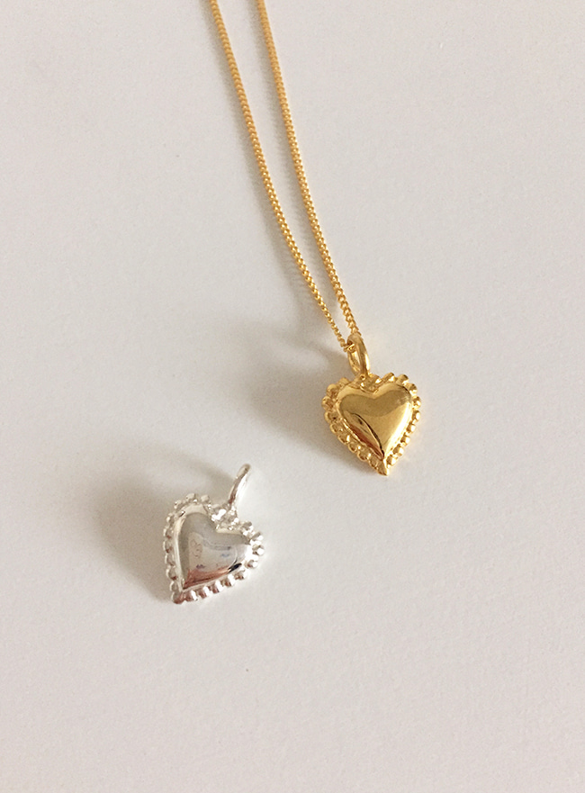 soft heart necklace