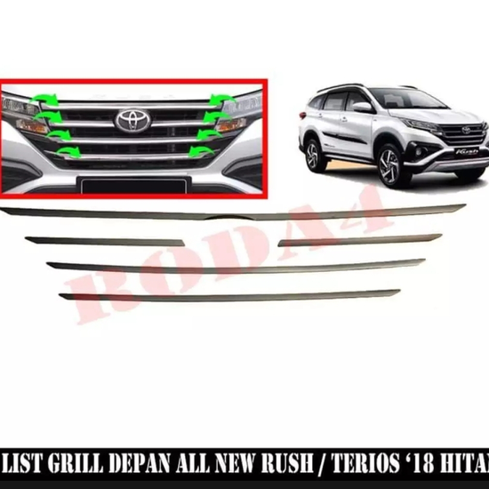 List grill depan toyota rush