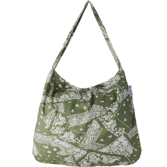 ☆EMIS☆ PAISLEY ECO BAGBLACK PAISLEY ECO BAG-NAVY - EMIS