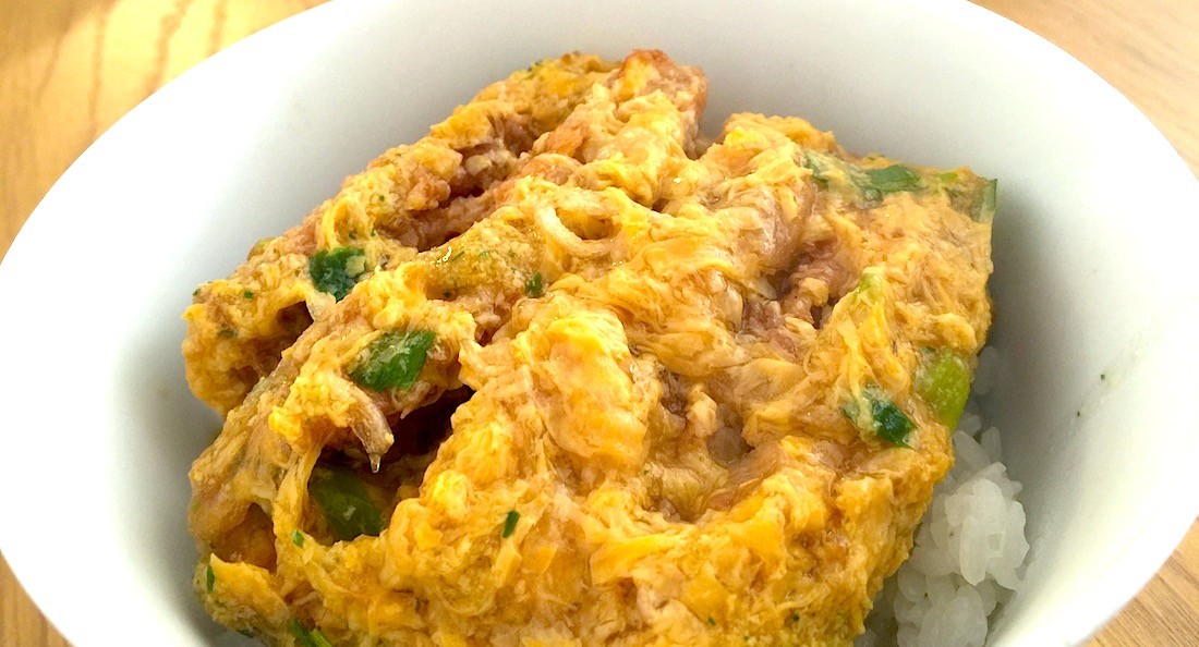 instant chicken katsu and egg