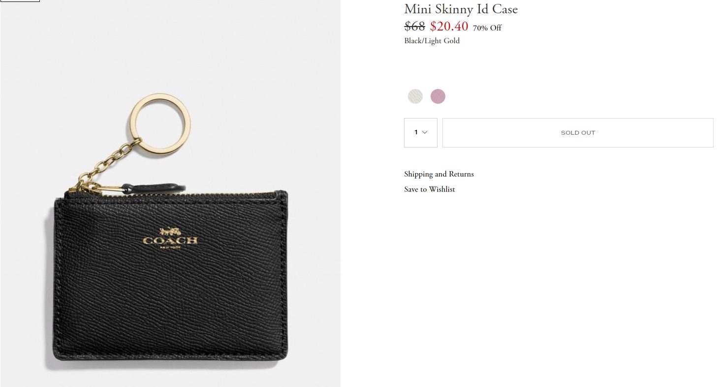 Mini Skinny Id Case