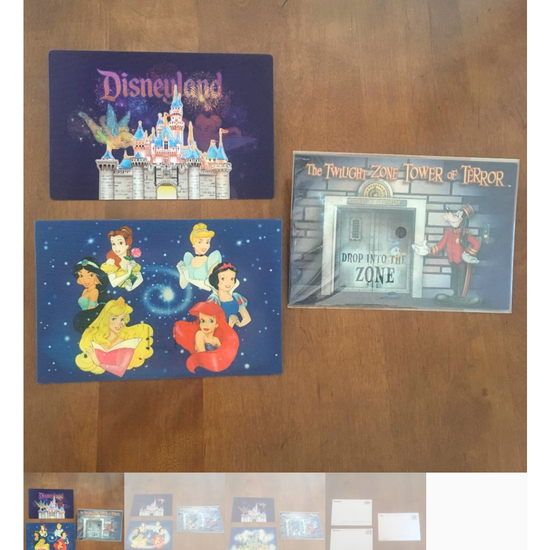 California Disneyland Postcard Set