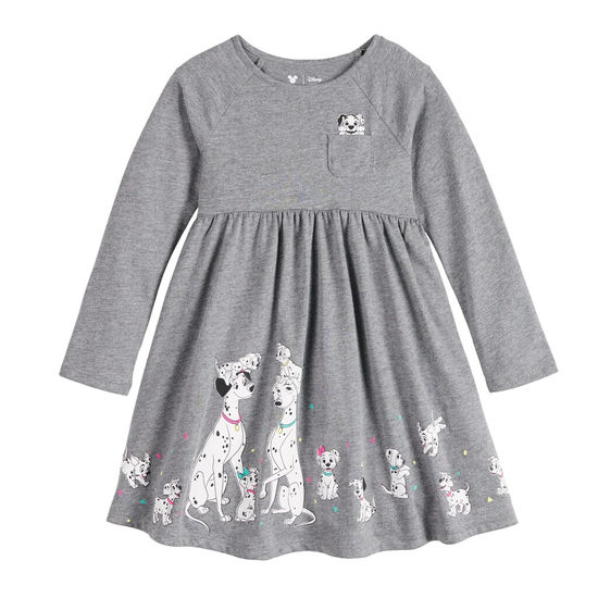 101 Dalmatians Toddler Girl Babydoll Dress