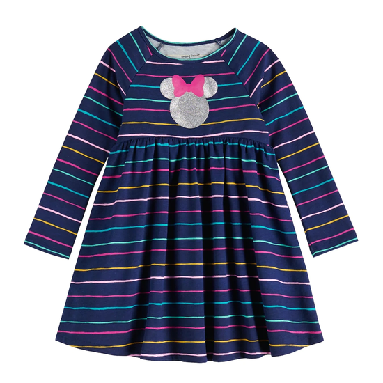 Minnie Mouse Toddler Girl Striped Dress