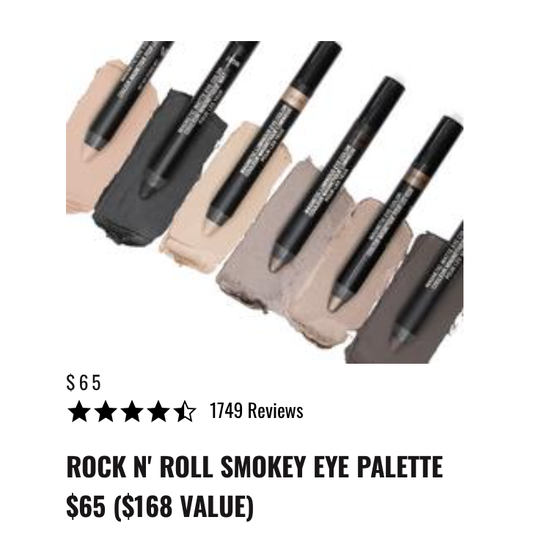 Nudestix palettes Rock n roll