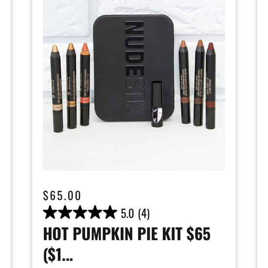 Hot Pumpkin Pie palette