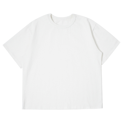 BUTT BILL Basic Heavy Cotton T-shirt (WHITE)