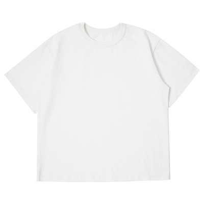 BUTT BILL Basic Heavy Cotton T-shirt (WHITE)
