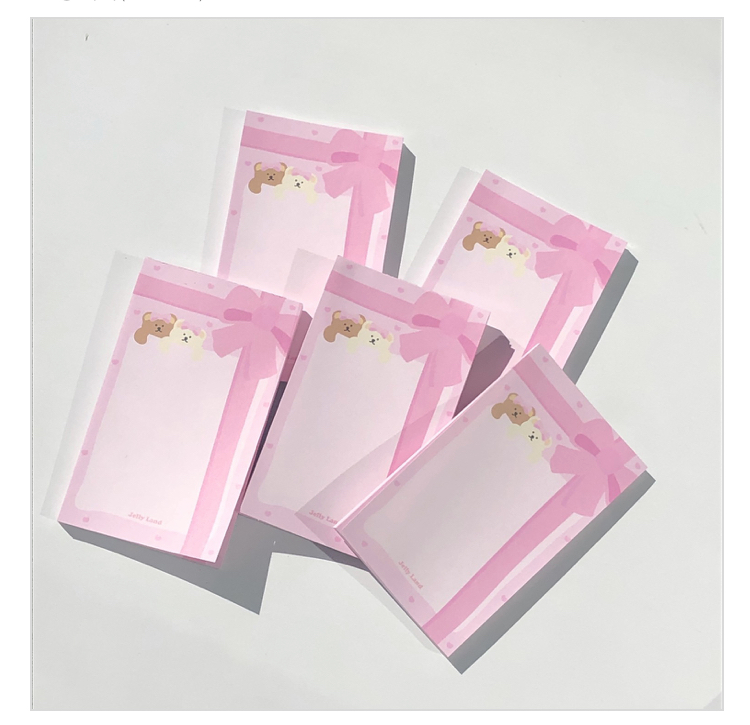 Ribbon notepad