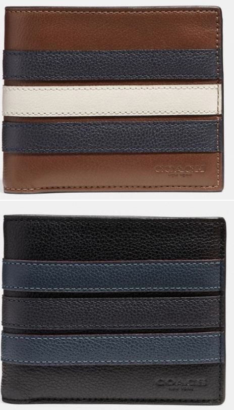 3-In-1 Wallet With Varsity Stripe F24649