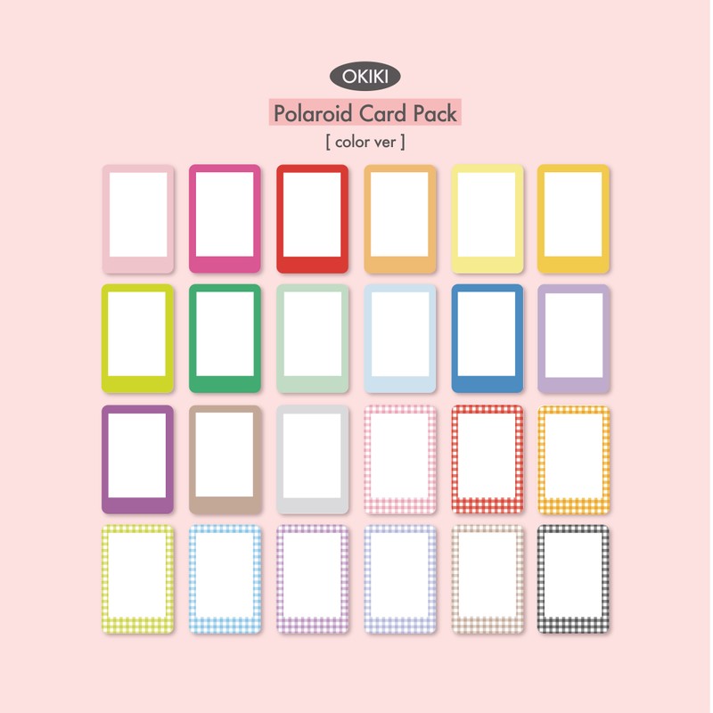 Polaroid Card Pack Color Ver