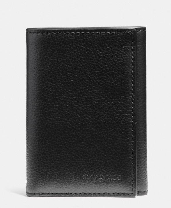Trifold Wallet	Black	F23845 BLK