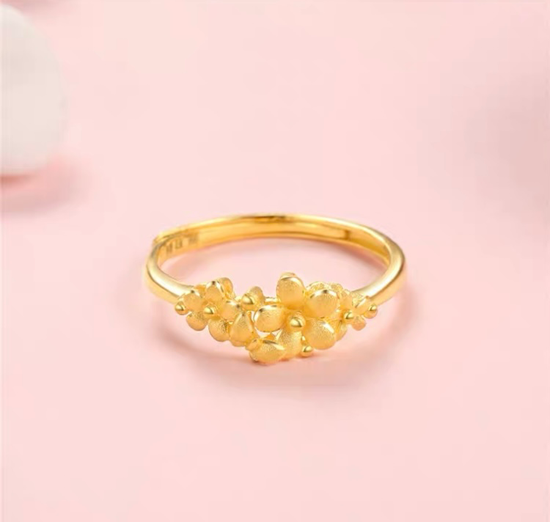 Gold Flower Ring