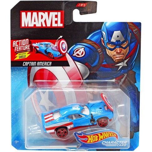 Thor with swinging Mjolnir 2019 Hot Wheels Marvel Character Cars Mix L