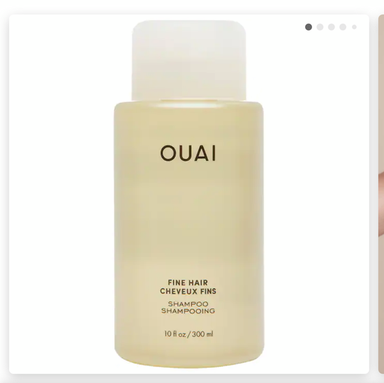 Fine hair shampoo
