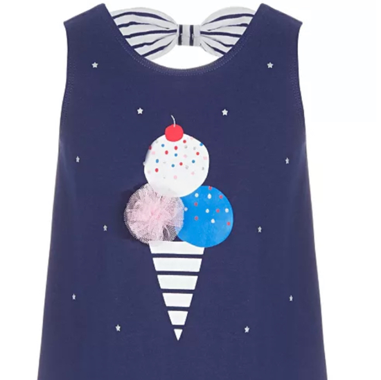 Baby Girls Ice Cream Cotton Tunic, Created for Macy's