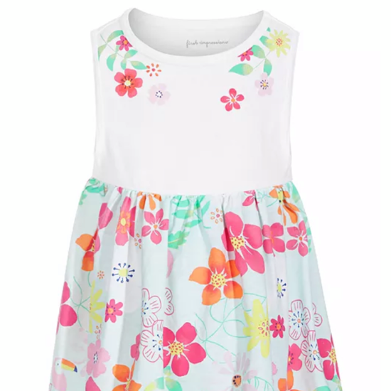 Baby Girls Floral-Print Cotton Tunic, Created for Macy's