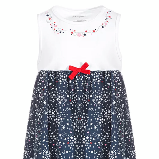 Toddler Girls Ditsy Stars Cotton Tunic, Created for Macy's