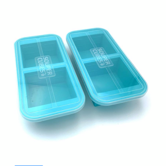 Souper Cubes 2-Cup Tray with Lid (pack of two)