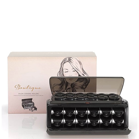 Boutique Salon Ceramic Heated Rollers UK Plug