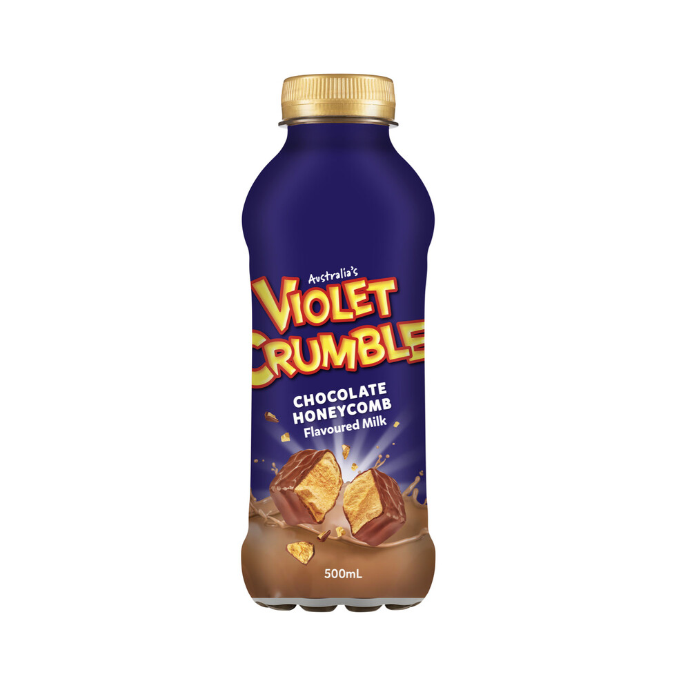 Violet Crumble Flavoured Milk