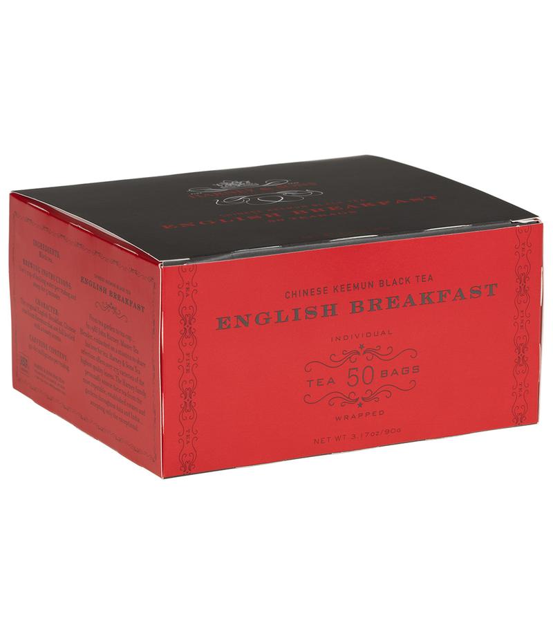 Harney & Sons, English Breakfast, Chinese Keemun Black Tea, 50 Ct