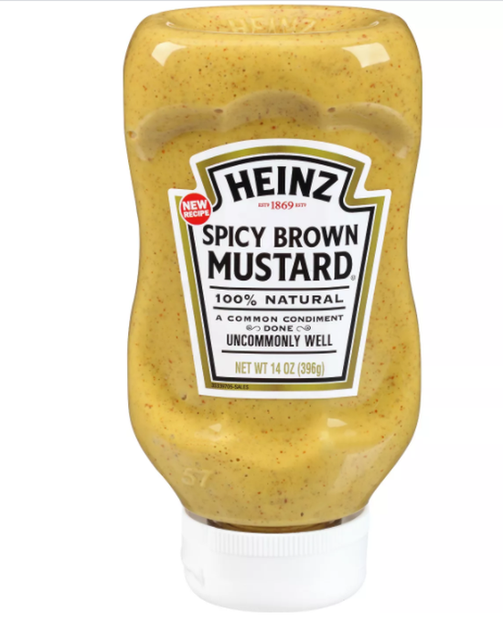 Heinz Spicy Brown Mustard - 14oz