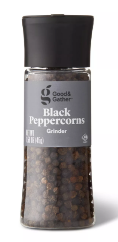 Black Peppercorn Grinder - 1.58oz - Good & Gather-